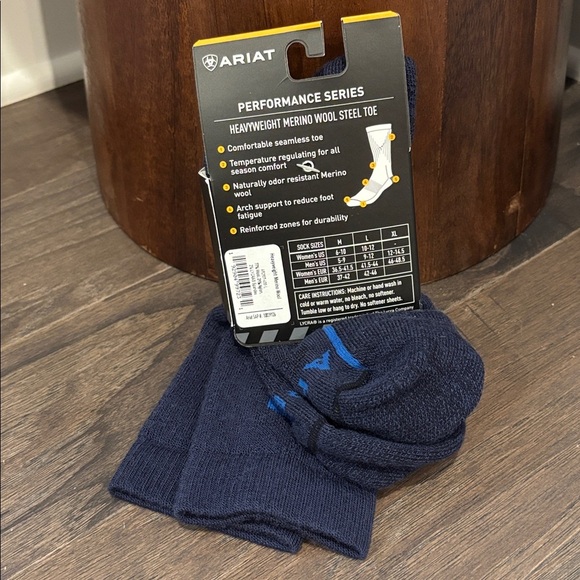 Ariat Merino Wool Work Performance Series,heavyweight,steel toe,arch support - Picture 2 of 7